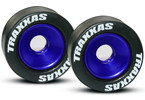 Traxxas hliníkové kolo opěrných koleček (Wheelie) modré (2)