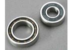 Traxxas Ball bearings, 7x17x5mm (1)/ 12x21x5mm (1)