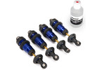 Traxxas Shocks, GTR aluminum, blue-anodized (fully assembled w/o springs) (4)