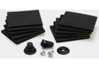 Traxxas Hatch post/ hull water outlet/ foam pads (10)/ hardware stainless steel