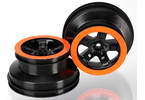 Traxxas disk 2.2/3.0" SCT černý-oranžový (2) (2WD přední)