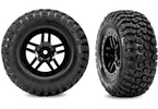 Traxxas kolo 2.2/3.0", disk SCT Split-Spoke černý, pneu BFGoodrich Mud-Terrain T/A KM2 (2) (2WD p)