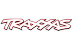 Traxxas Vinyl sticker, white (22x5cm)