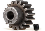 Traxxas Gear, 17T pinion 1.0M (fits 5mm shaft)/ set screw