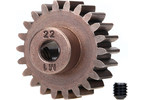 Traxxas Gear, 22T pinion 1.0M (fits 5mm shaft)/ set screw