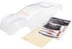 Traxxas Body, Rustler 4X4 (clear)/ window, grill, lights decal sheet
