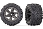 Traxxas Tires & wheels 2.8", RXT gray wheels, Talon EXT tires (2)