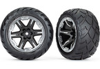 Traxxas kolo 2.8", disk RXT černý-chrom, pneu Anaconda (4WD přední/zadní, 2WD přední) (2)