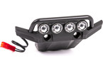 Traxxas Bumper, front (assembled, LED lights installed) (fits 4WD Rustler®)