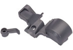 Traxxas Cover, gear/ wire retainer (slate gray)