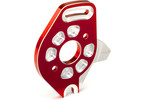 Traxxas Plate, motor, 6061-T6 aluminum (red-anodized)