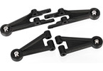 Traxxas Suspension arms, front (2 lower, 2 upper, assembled with ball joints)