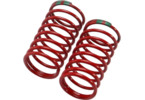 Traxxas Spring, shock (GTR) (0.88 rate, double green) (1 pair)