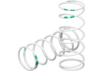 Traxxas Spring, shock, white (GTR long) (0.653 rate green) (2)