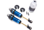 Traxxas tlumič GTR xx-long hliník/PTFE modrý, pístnice TiN (2)