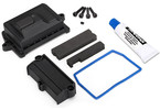 Traxxas Box, receiver (sealed)/ wire cover/ foam pads/ silicone grease/ 3x15 CS (4)