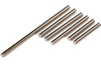 Traxxas Suspension pin set, front or rear corner (hardened steel)