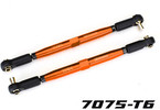 Traxxas ojničká řízení stavitelná 157mm hliníková oranžová (2)