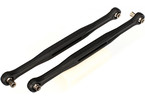 Traxxas Toe links, molded composite, 173mm (158mm center to center) (black) (2)