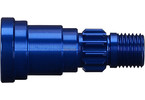 Traxxas Stub axle, aluminum (blue-anodized) (1) (use only with #7750X)