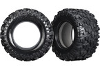 Traxxas Tires 4.3/5.7", Maxx AT (pair) (2)/ foam inserts (2)