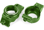 Traxxas závěs těhlice hliníkový zelený (levý a pravý)
