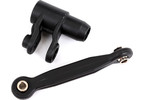 Traxxas Servo horn, steering/ linkage, steering (48mm, assembled with pivot balls)