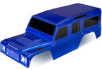 Traxxas Body, Land Rover® Defender®, blue (painted)/ decals