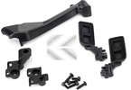 Traxxas Mirrors, side (left & right)/ snorkel/ mounting hardware