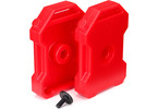 Traxxas Fuel canisters (red) (2)