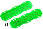 Traxxas Traction boards, green/ mounting hardware
