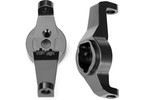 Traxxas Caster blocks, aluminum (charcoal gray-anodized) (pair)