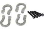 Traxxas Bumper D-Rings (grey) (4)