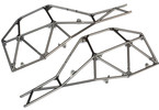 Traxxas Tube chassis, side section (left & right) (satin black chrome-plated)