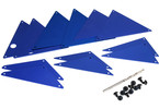 Traxxas Tube chassis, inner panels, aluminum (blue-anodized)