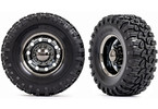 Traxxas Tires and wheels 2.2", TRX-6 wheels, Canyon RT 2.2x4.6" tires (rear) (2)