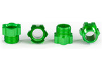 Traxxas matice hřídele hliníková zelená (4)
