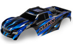 Traxxas Body, Maxx, blue (painted, decals applied) (for 352mm wheelbase)