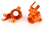 Traxxas těhlice přední hliníková oranžová (pár)