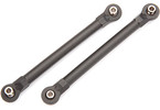 Traxxas Toe links, molded composite (89mm center to center) (black) (2)