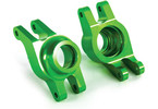 Traxxas těhlice zadní hliníková zelená (pár)