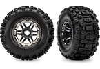 Traxxas kolo 2.8", pneu Sledgehammer, disk černý chrom (2)