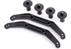 Traxxas Body mounts, front & rear, extreme heavy duty (for use with #9080)