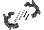 Traxxas Caster blocks (c-hubs), extreme heavy duty, black (left & right) (for use with #9080)