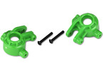 Traxxas Steering blocks, extreme heavy duty, green (left & right) (for use with #9080 upgrade kit)