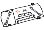Traxxas Body cage/ body mounts (front & rear)/ body mount latch (2) (fits #9111 or 9112)