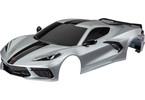 Traxxas Body, Chevrolet Corvette Stingray, complete (silver)