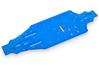 Traxxas Chassis, Sledge, aluminum (blue-anodized)