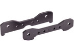 Traxxas Tie bars, rear, 6061-T6 aluminum (dark titanium-anodized)