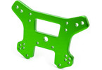 Traxxas Shock tower, front, 6061-T6 aluminum (green-anodized)